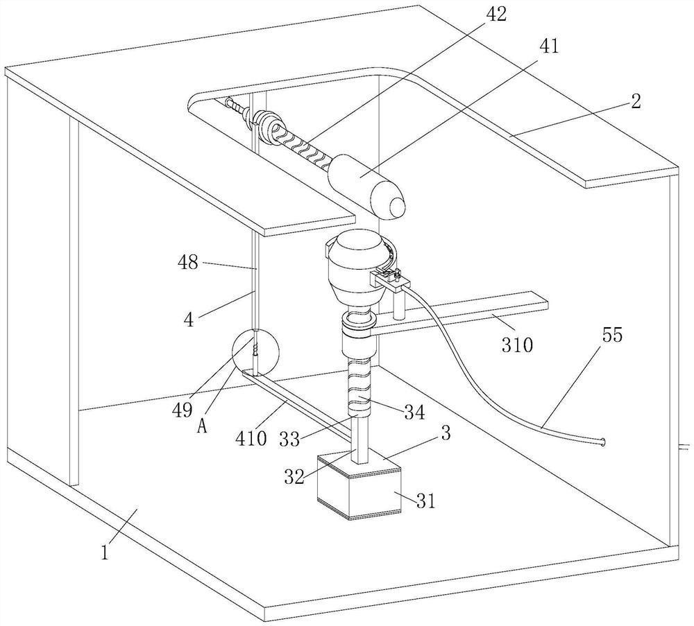 Automatic postoperative anus nursing device for urology department patient