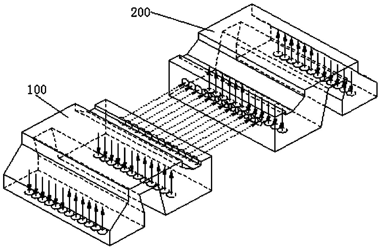 Dual-wavelength multi-channel parallel transmission optical assembly