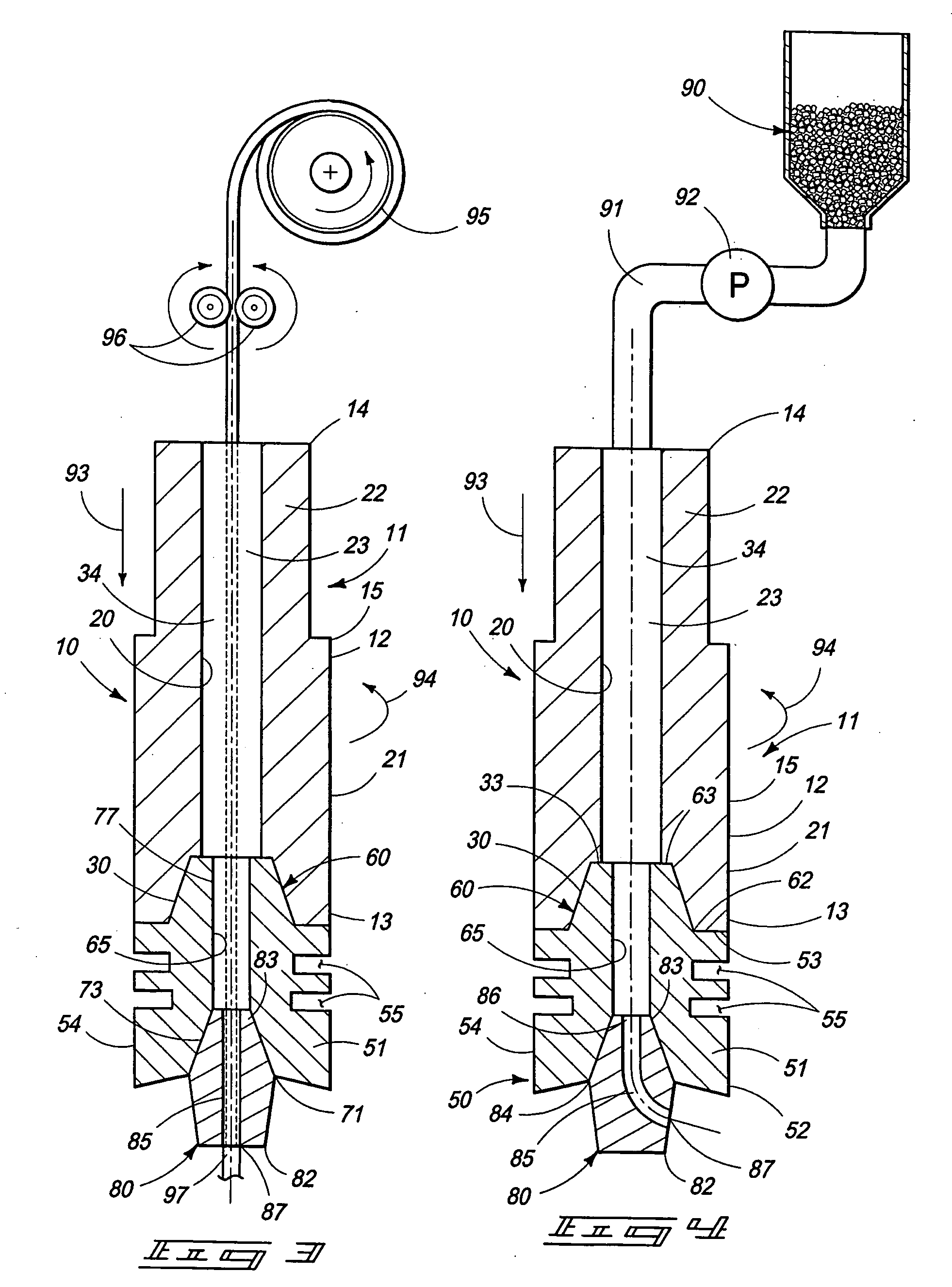 Material forming tool and method for forming a material