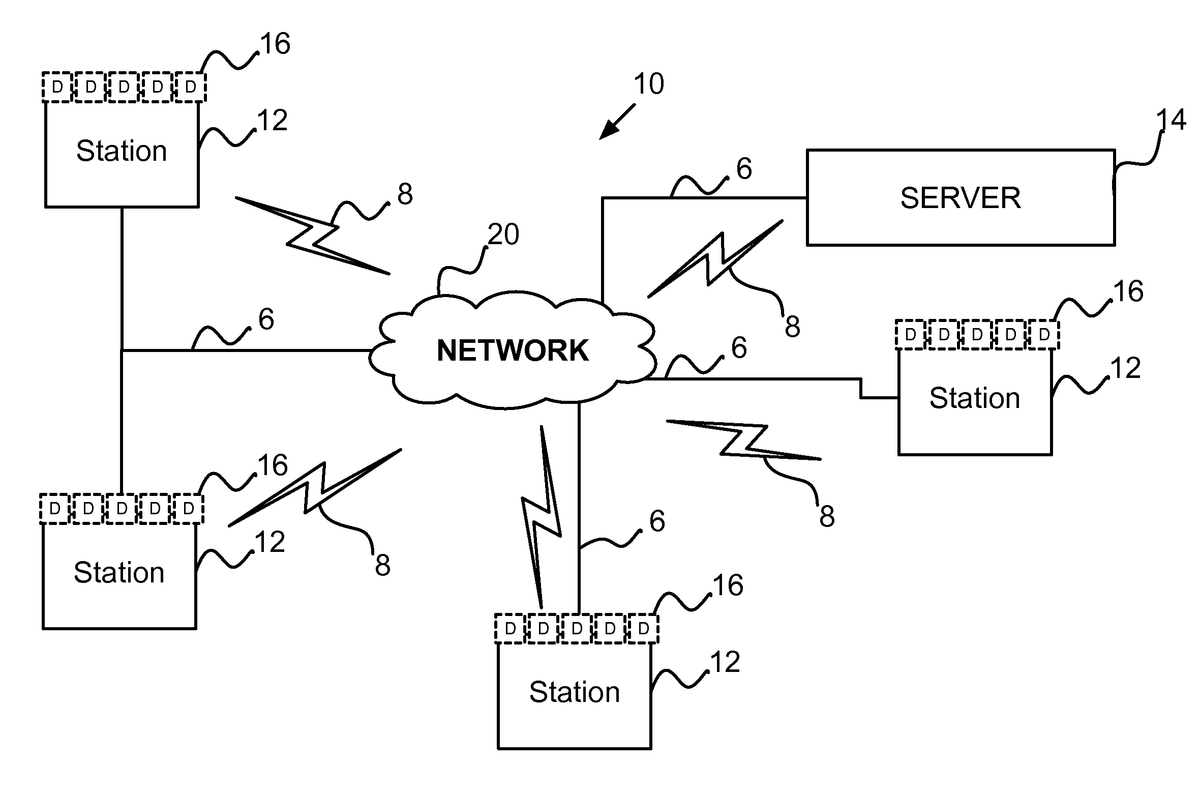 Method for communicating and repartitioning vehicles