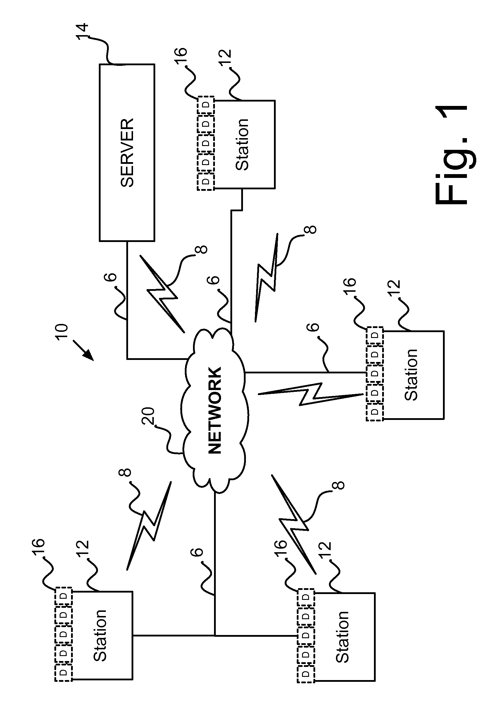 Method for communicating and repartitioning vehicles