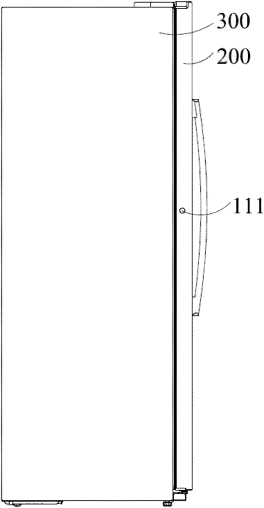 Refrigerator door lock assembly and refrigerator