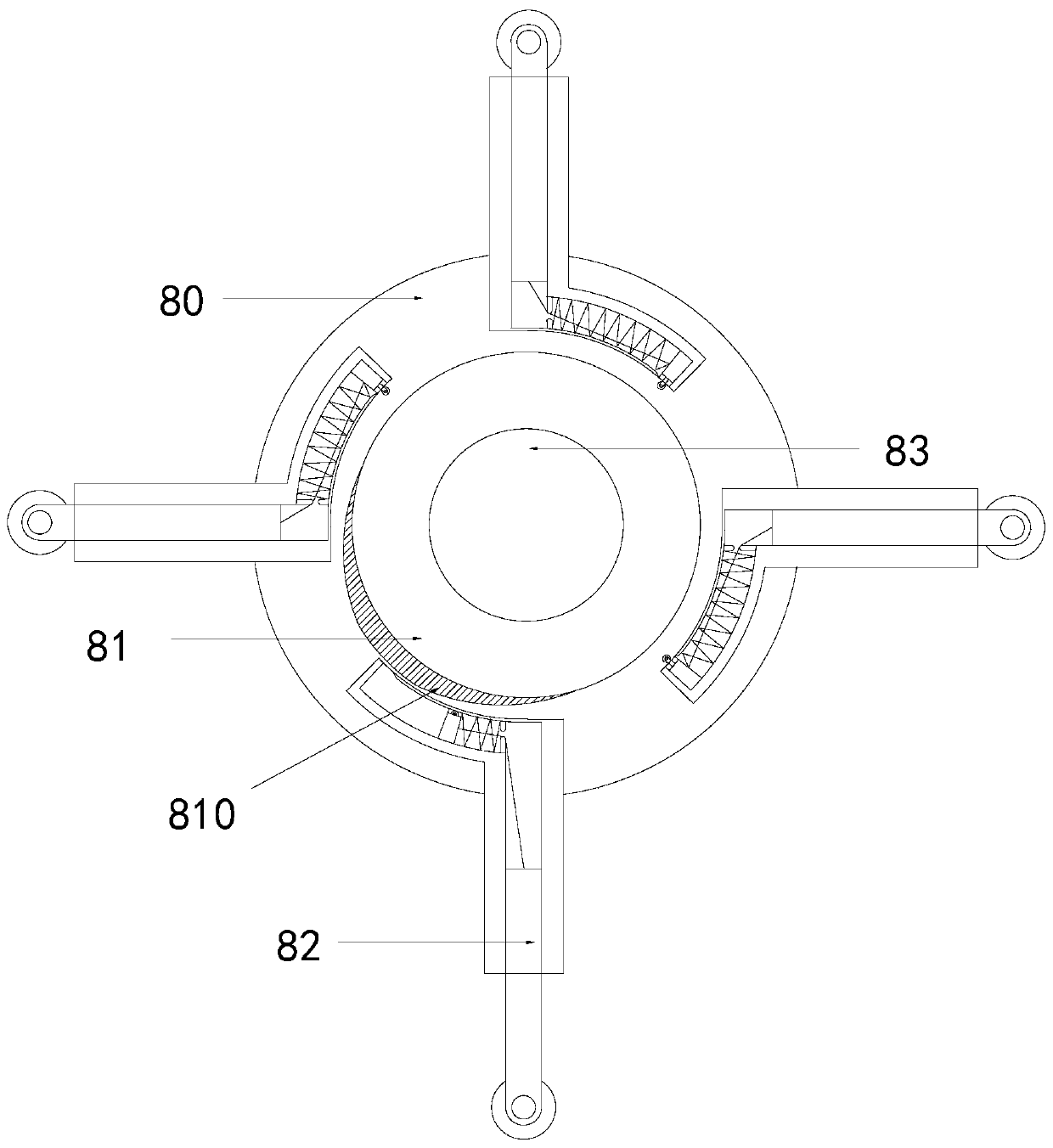 Assembly line belt cleaning machine