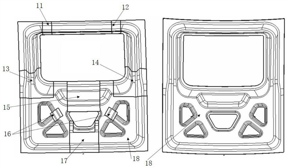 Automotive back door panel structure