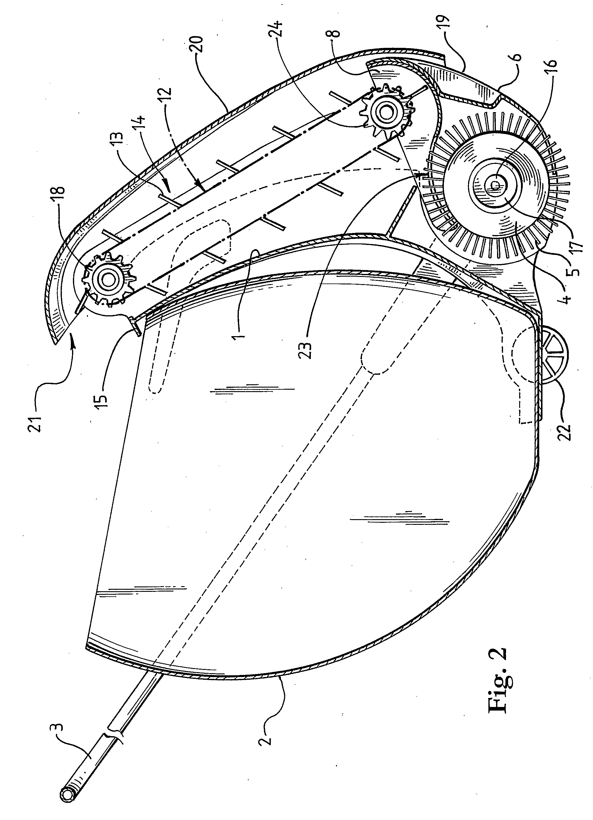 Leaf and debris sweeper