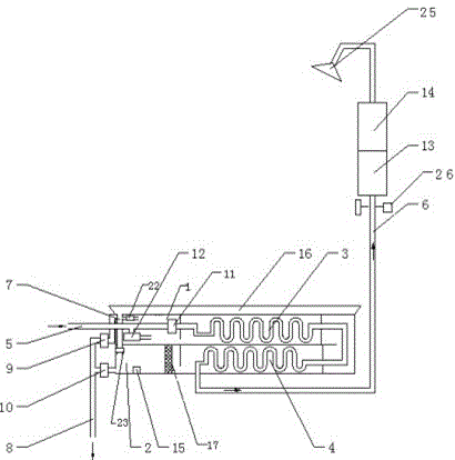 A heat exchange system with flow rate detection