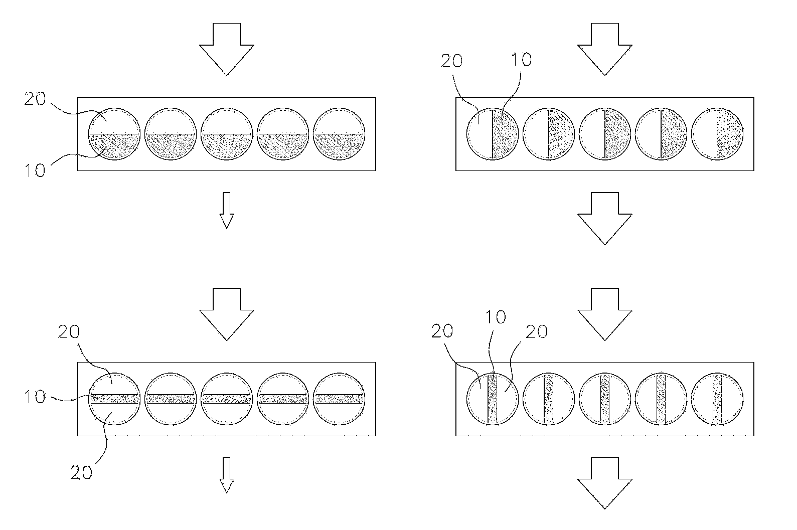 Fine particles having a multiple structure, polymer film for smart glass and method of manufacturing the same