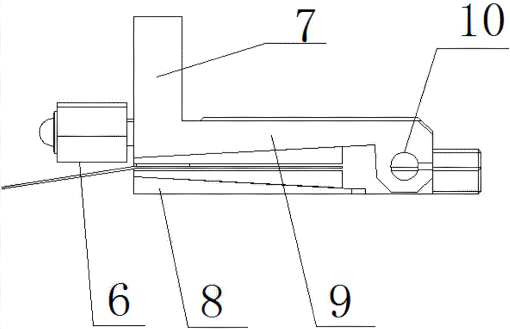 Detachable anchorage device with prestressed carbon fiber plate