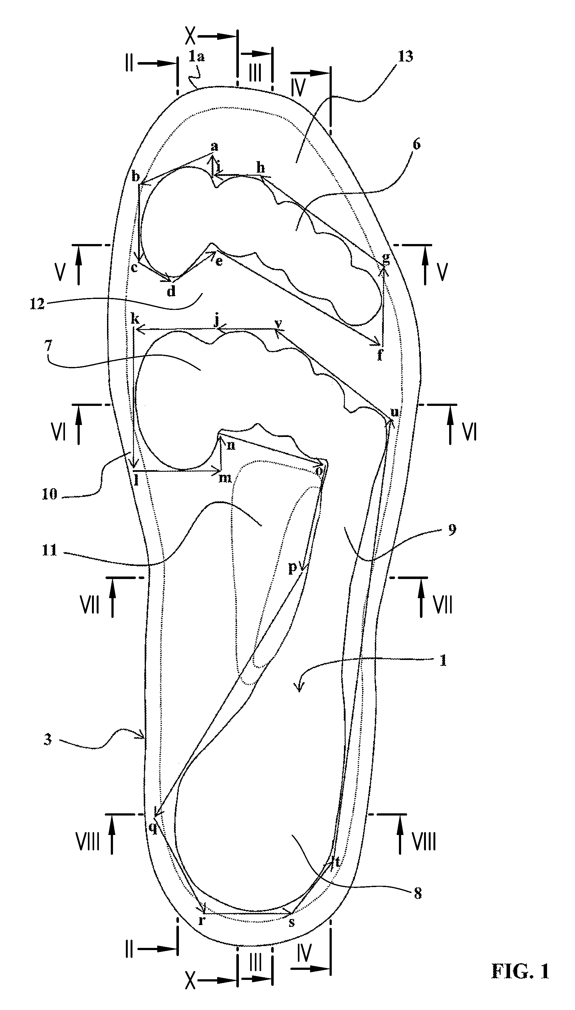 Selectively damping plantar insole