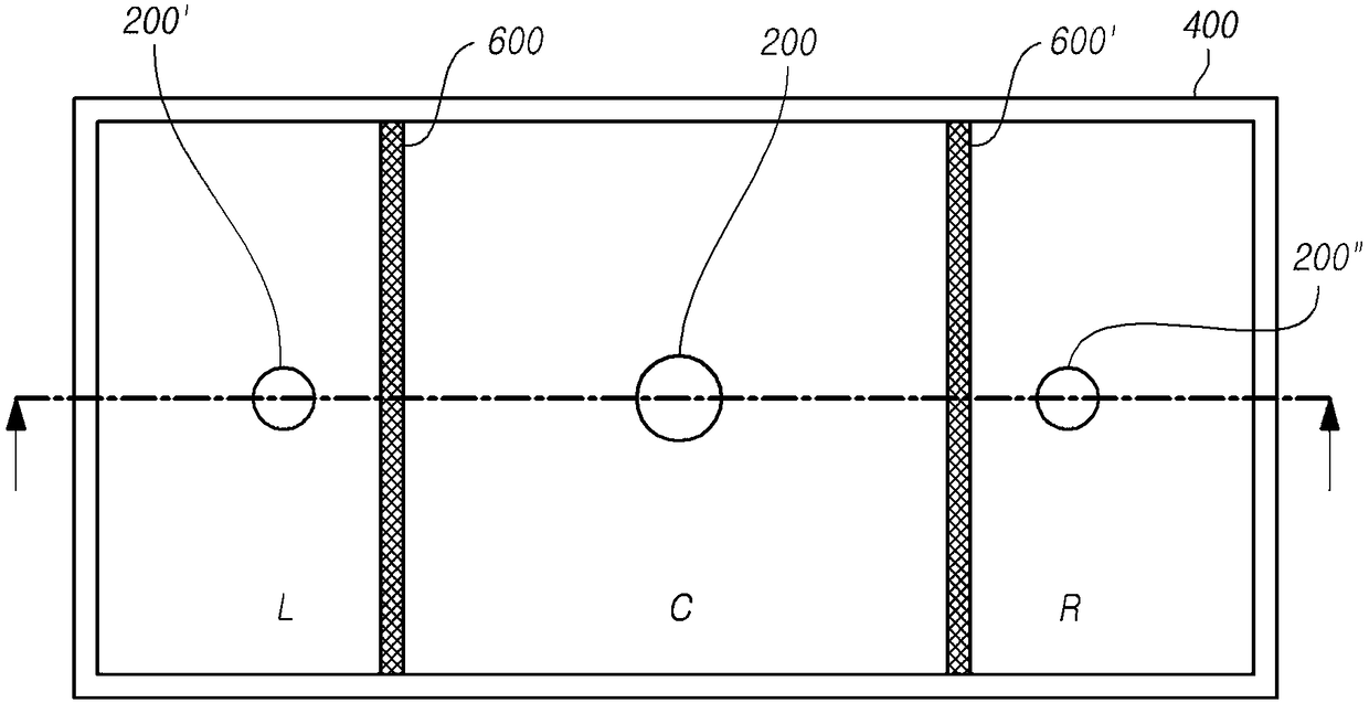 Panel vibration type sound generating display device