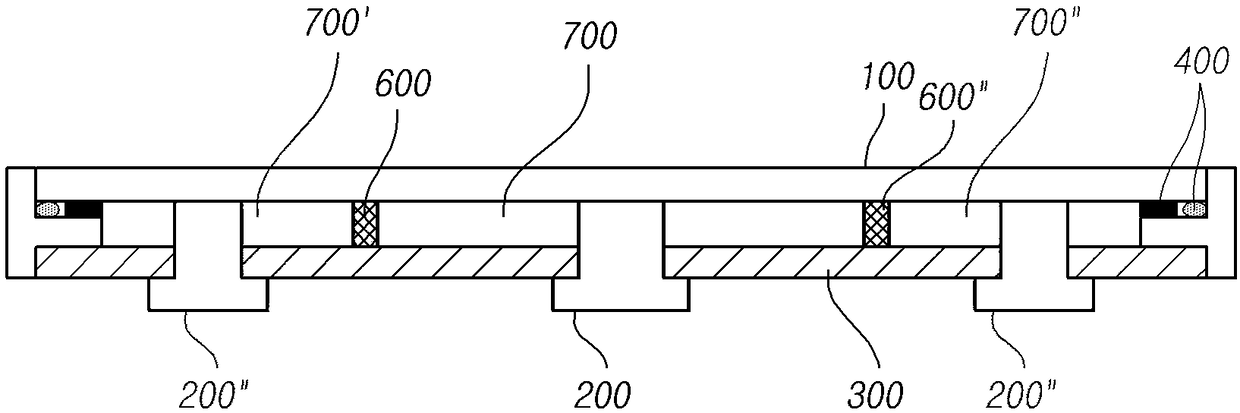 Panel vibration type sound generating display device