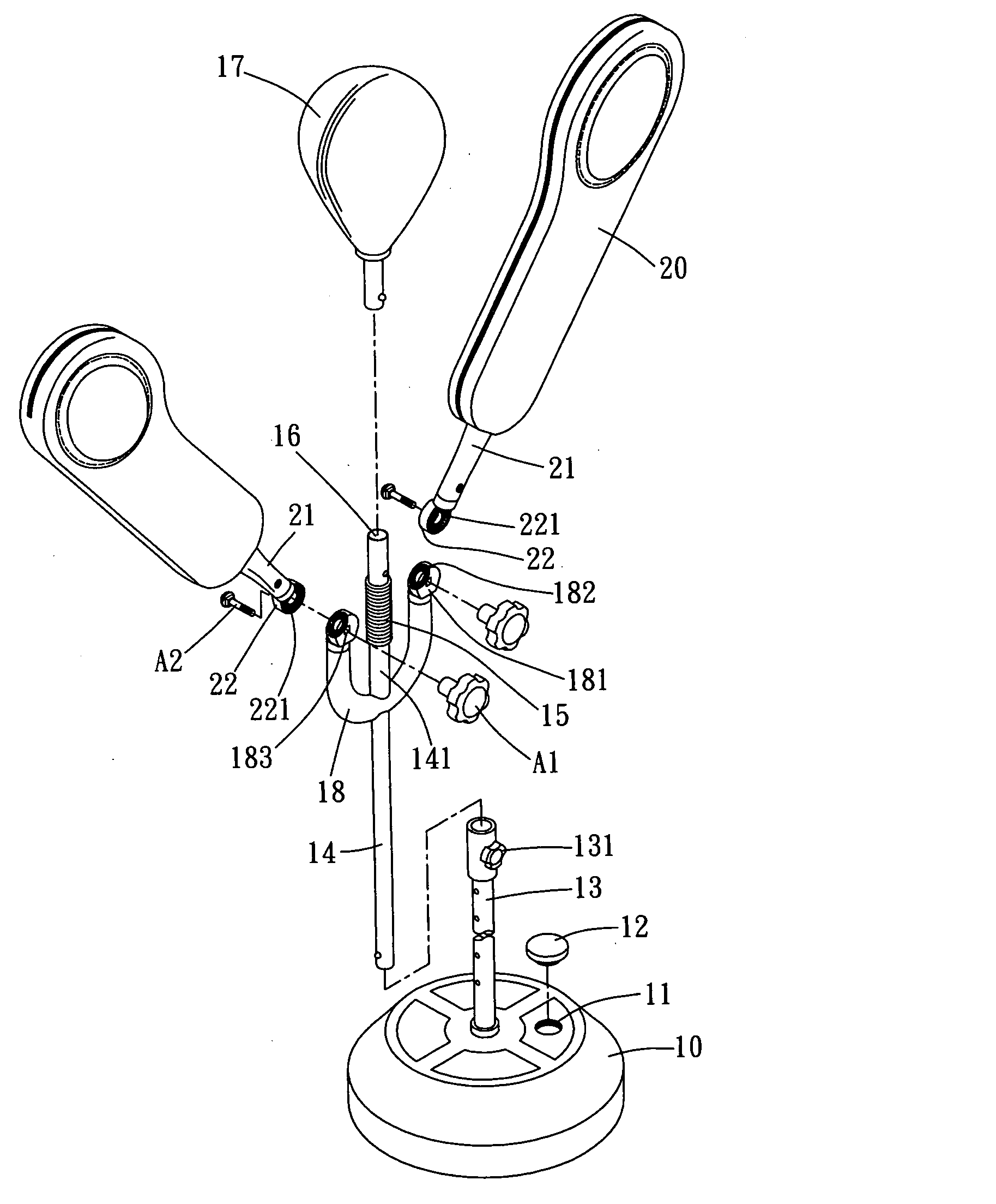 Beating training machine