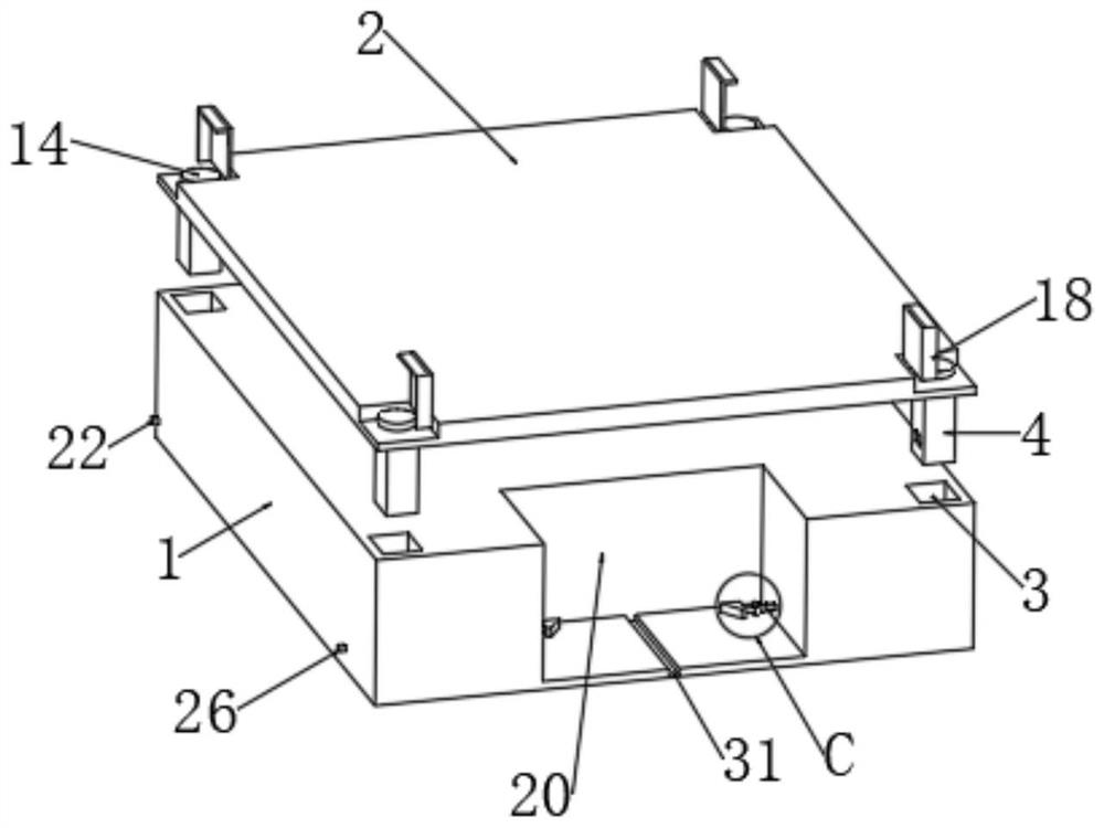 Wear-resistant plastic floor