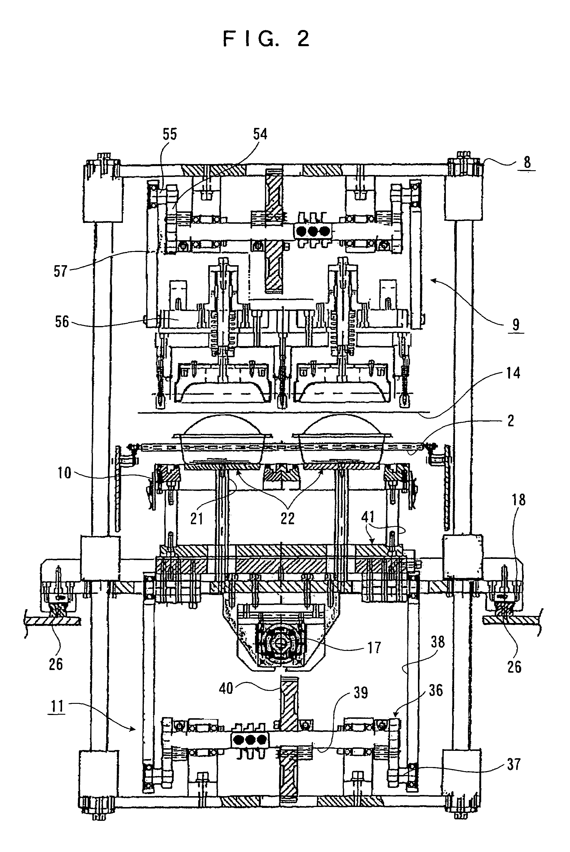 Packaging device for covering and sealing cover film onto tray