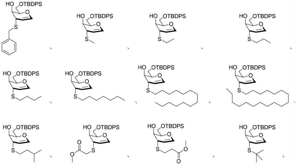 Synthesis method of 3-sulfur-1-glycal compound