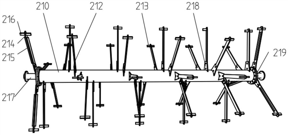 Organic fertilizer stirring and aeration equipment