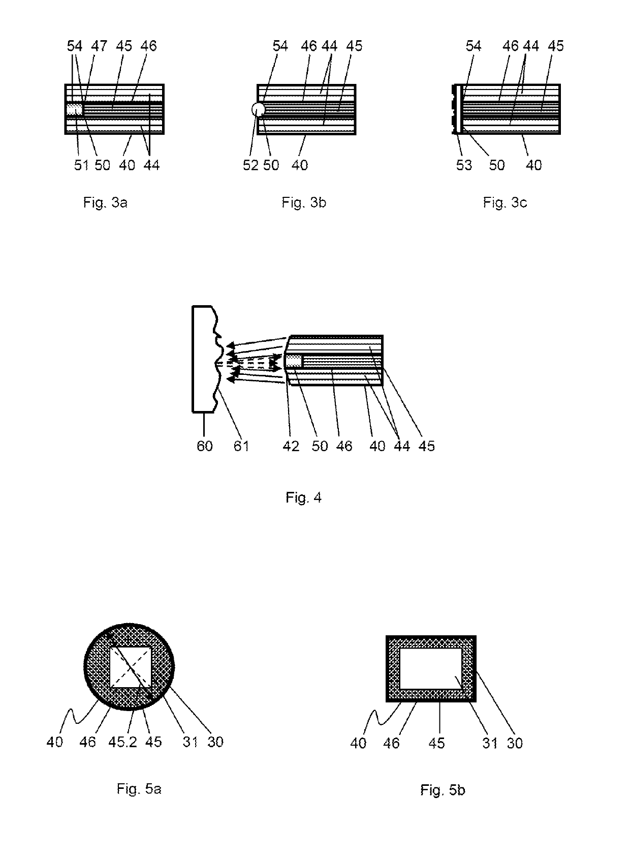 Illumination system comprising heterogeneous fiber arrangement