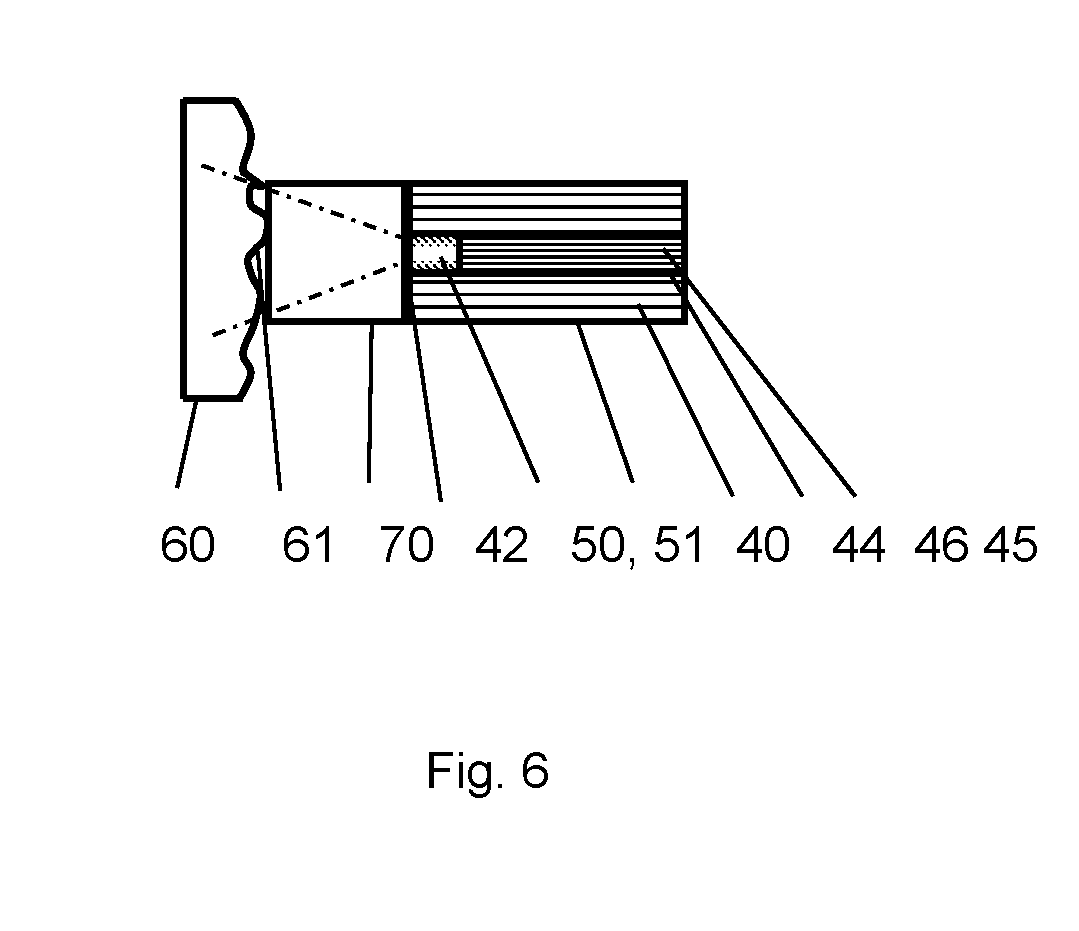 Illumination system comprising heterogeneous fiber arrangement