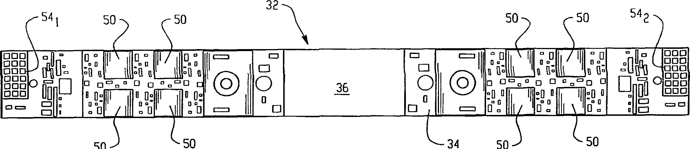 Symmetrical multiple-slice computed tomography data measuring system