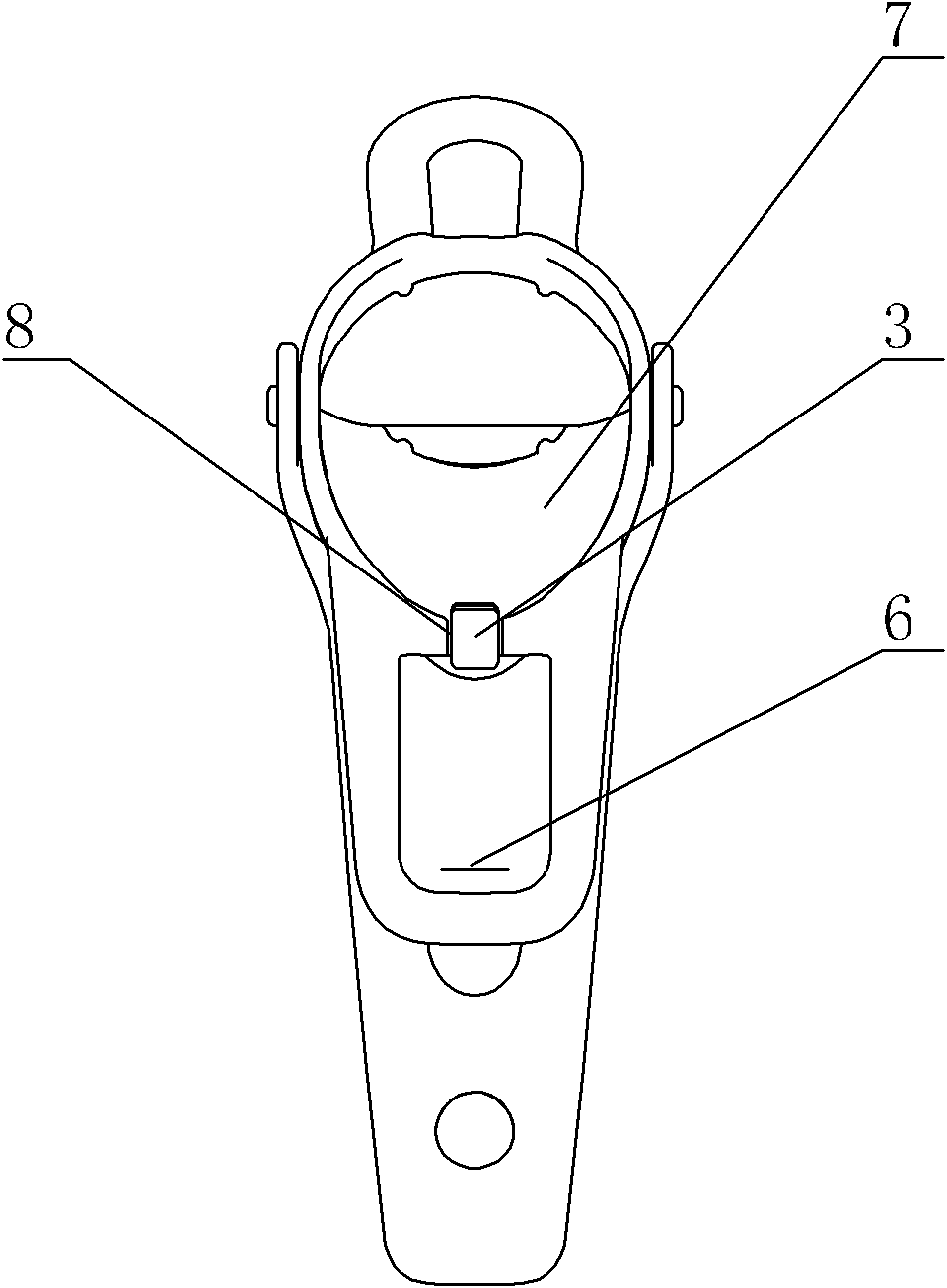 Safe instant-destruction type disposable vaginal dilator