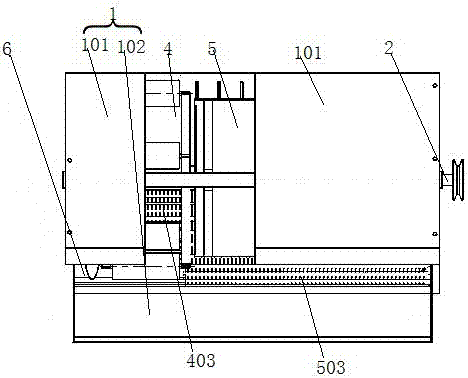 Millet threshing device