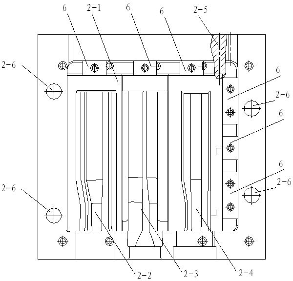 Turnout forging and pressing die