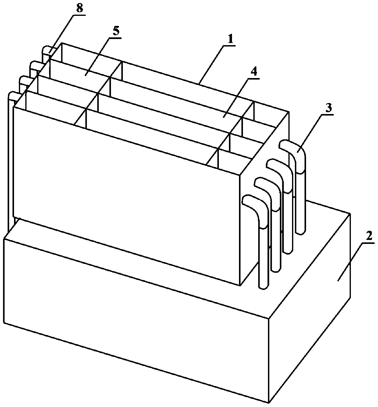 Microbial corrosion device for simulating hydraulic concrete under different conditions