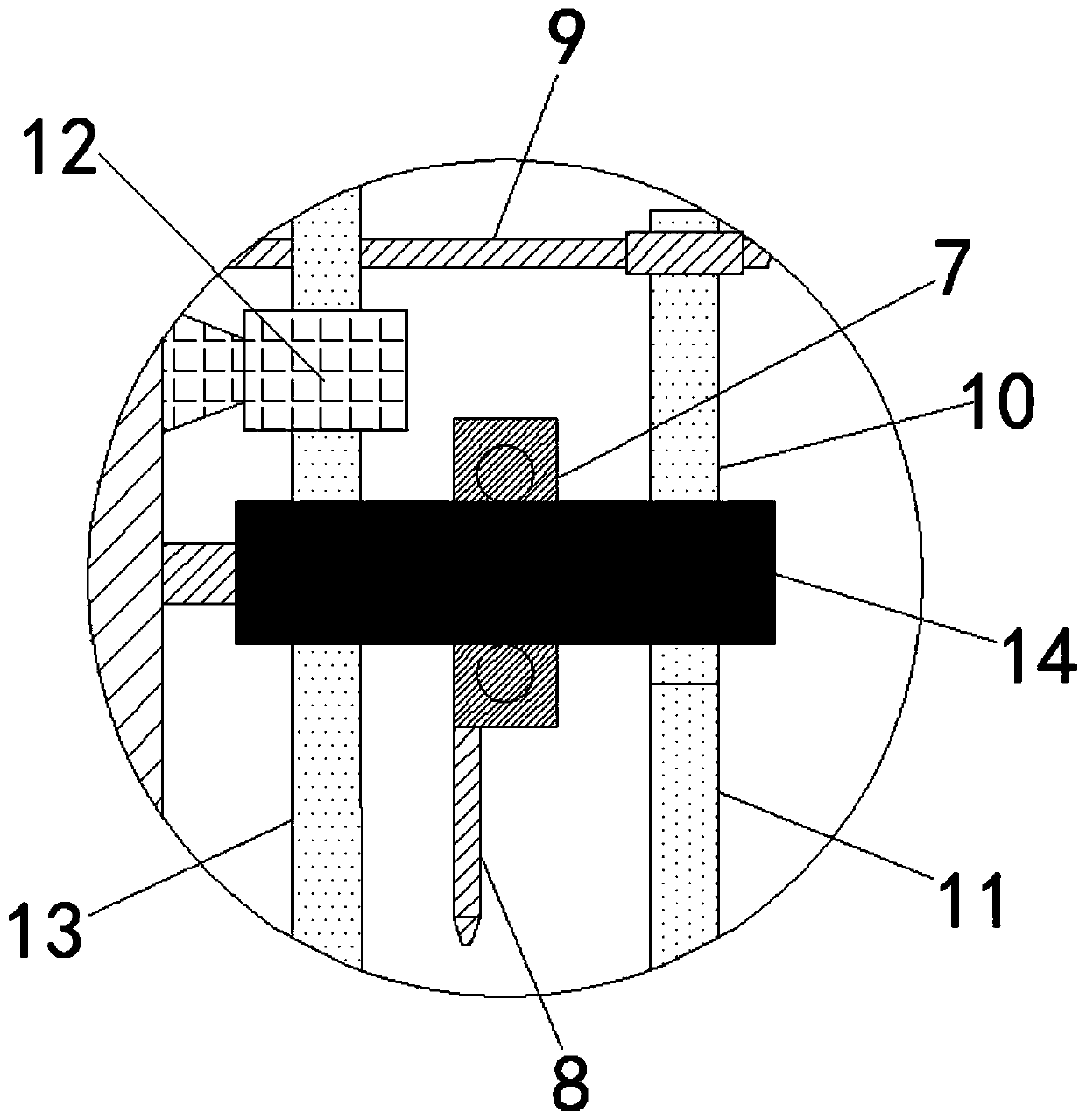 Ironing device used for textile fabric