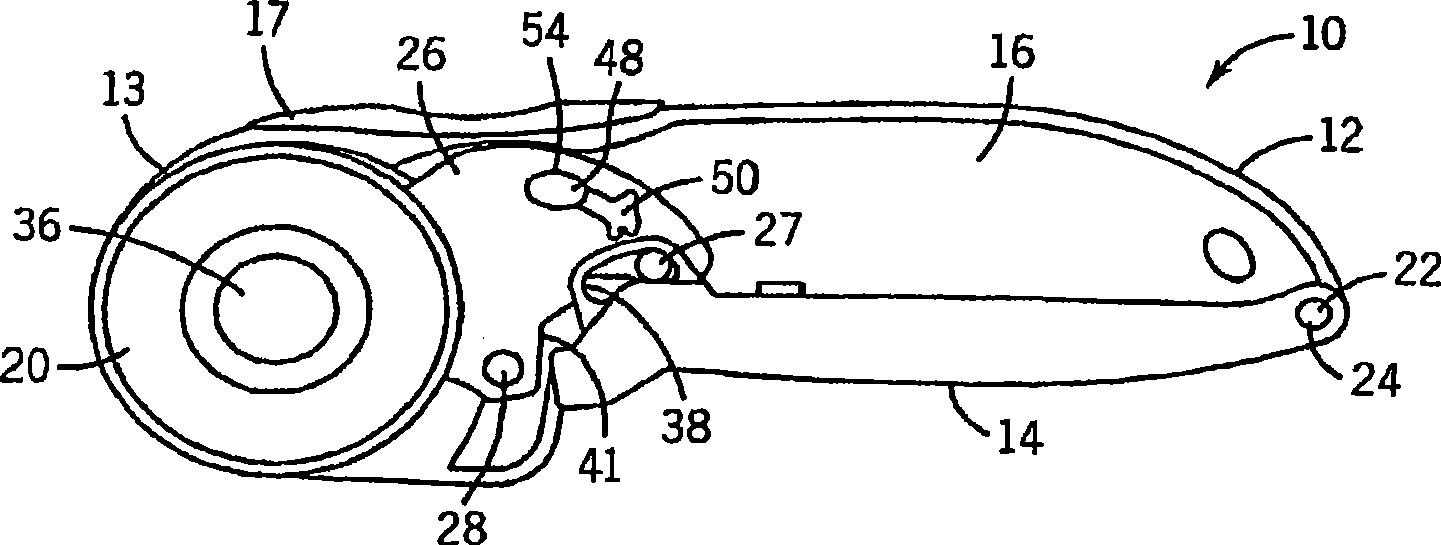 Handheld rotary cutter