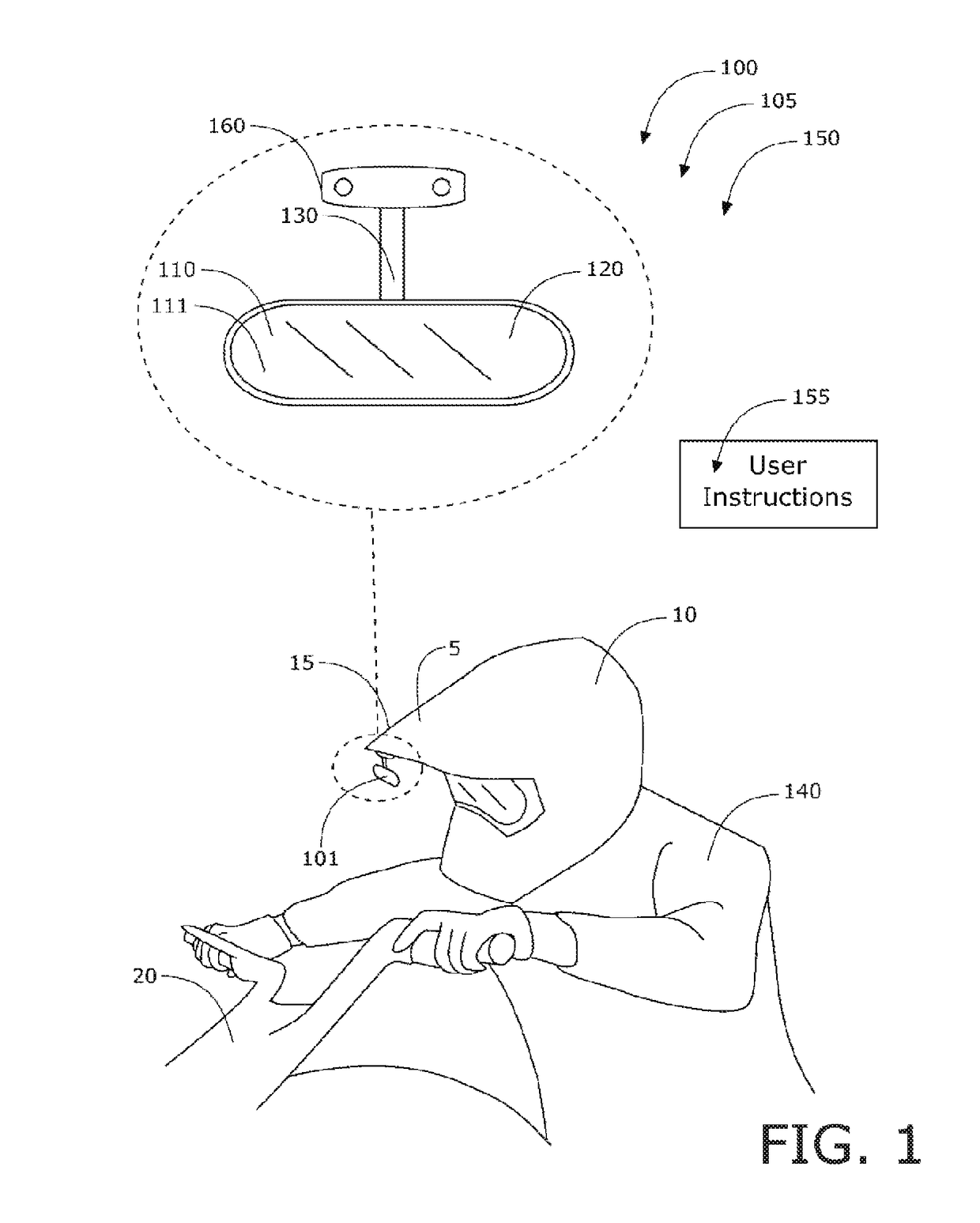 Visor mirror system and method