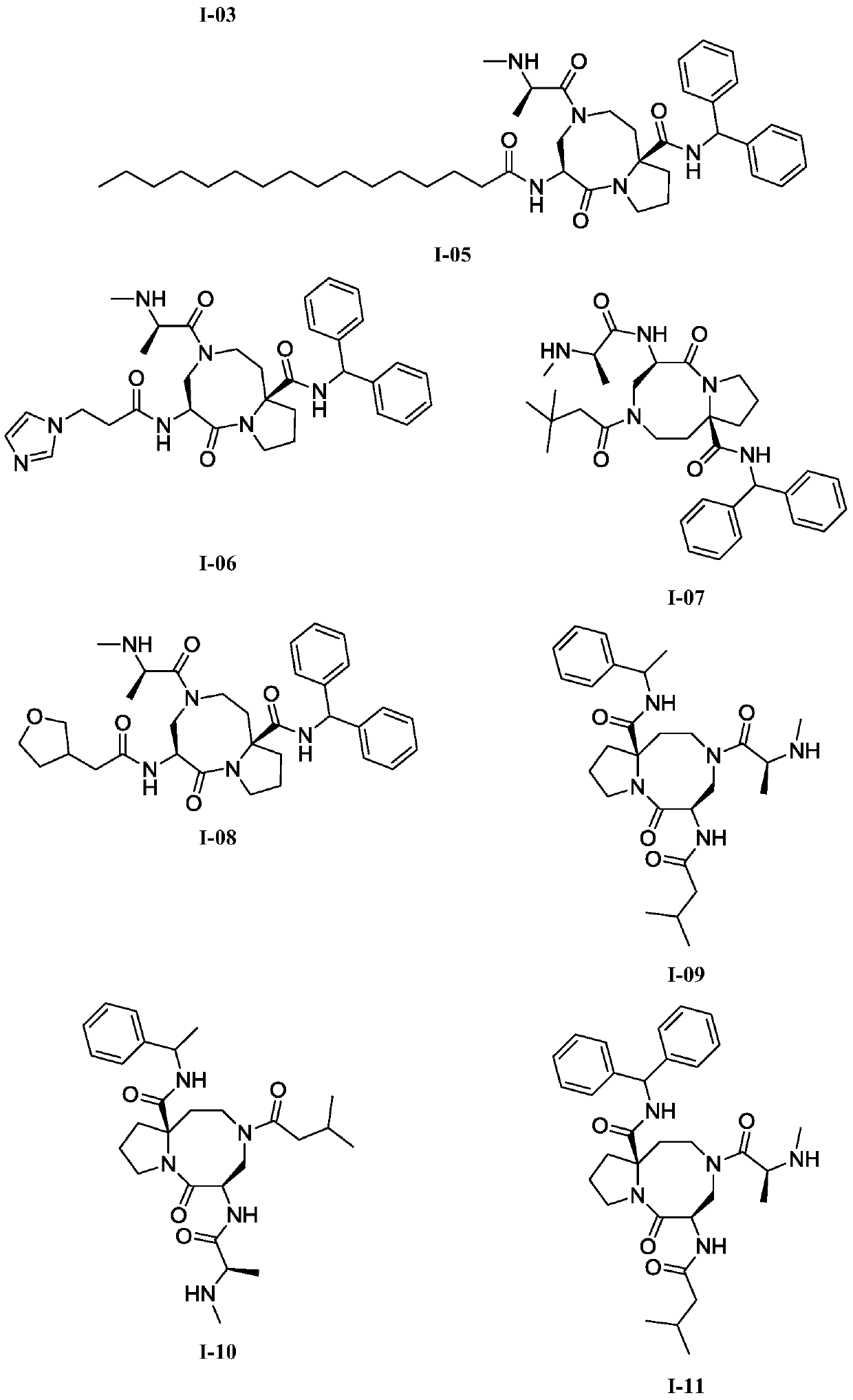 Anti-tumor diazo dicyclic apoptosis protein inhibitor