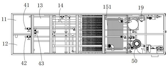 Integrated sewage treatment equipment and method