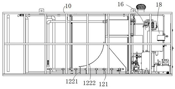 Integrated sewage treatment equipment and method