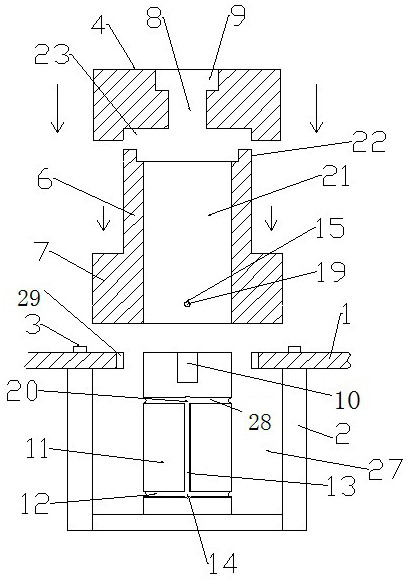 Computer mobile terminal plugging control device, matched plug connector and control method