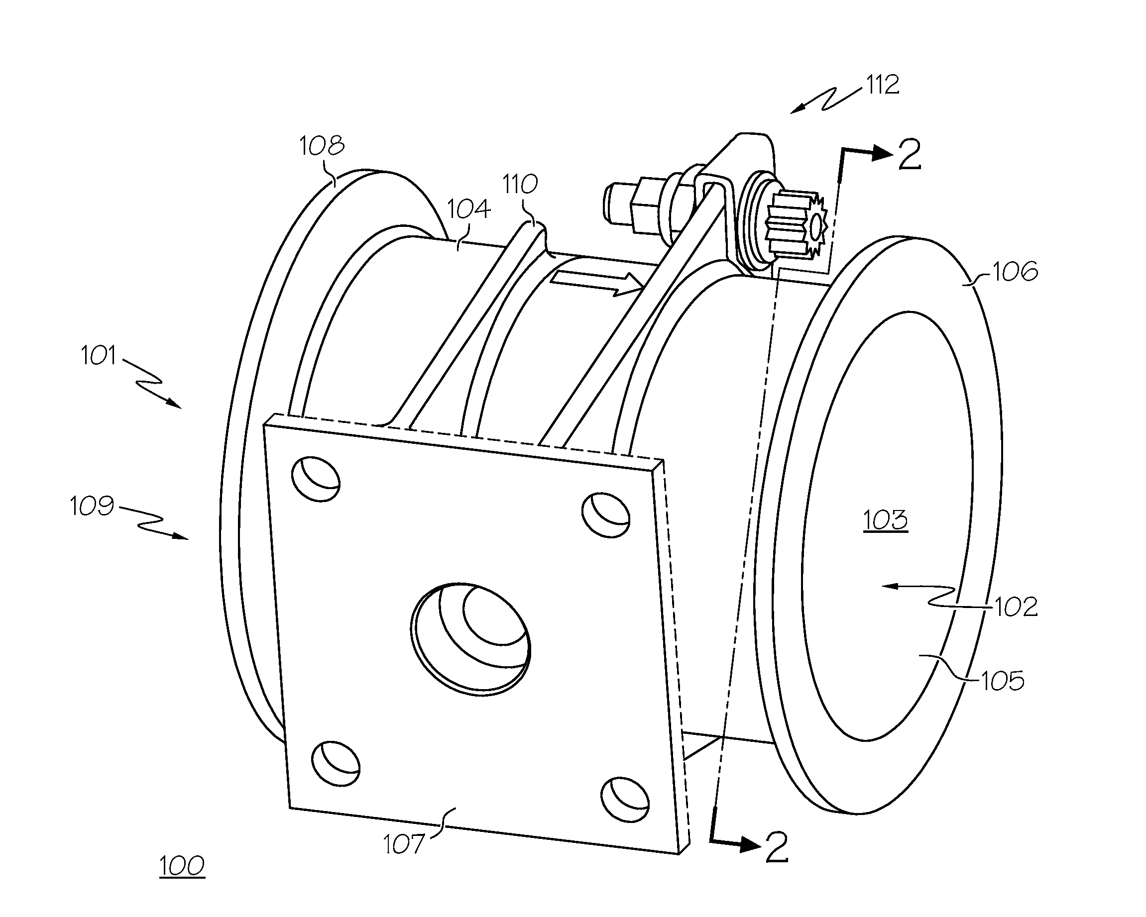 Composite valve assembly for aircraft environmental control systems