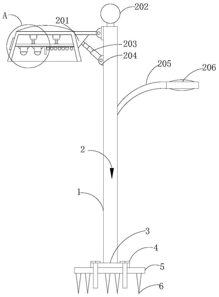 A security monitoring device integrating lighting monitoring