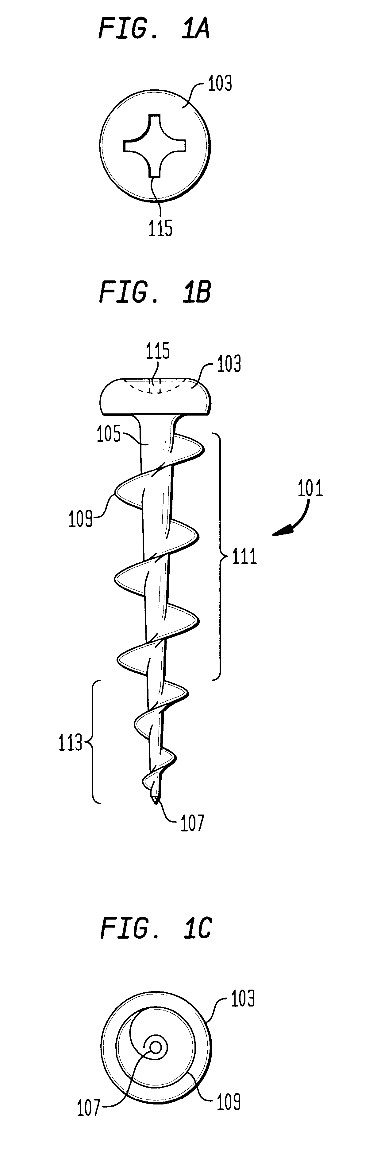 Auger-like drywall screw