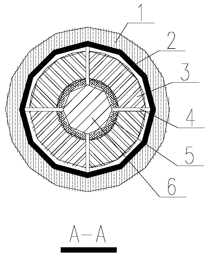 Double-outlet-rod type friction damper