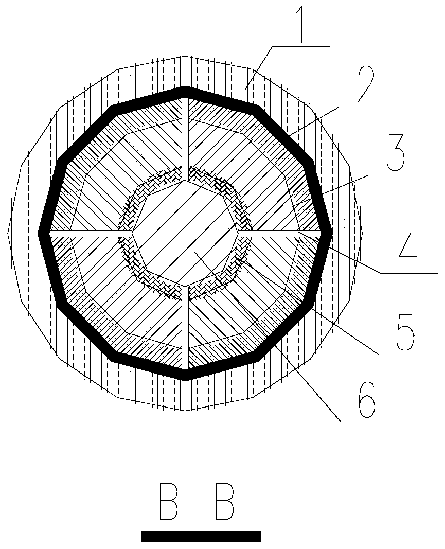 Double-outlet-rod type friction damper