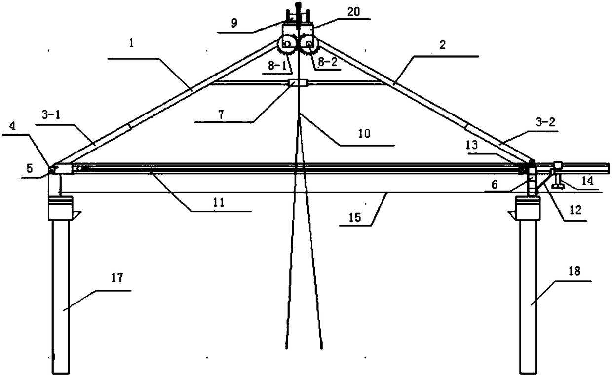 Herringbone Prestressed Concrete Pretensioning Bridge Erection Machine and Its Application Method