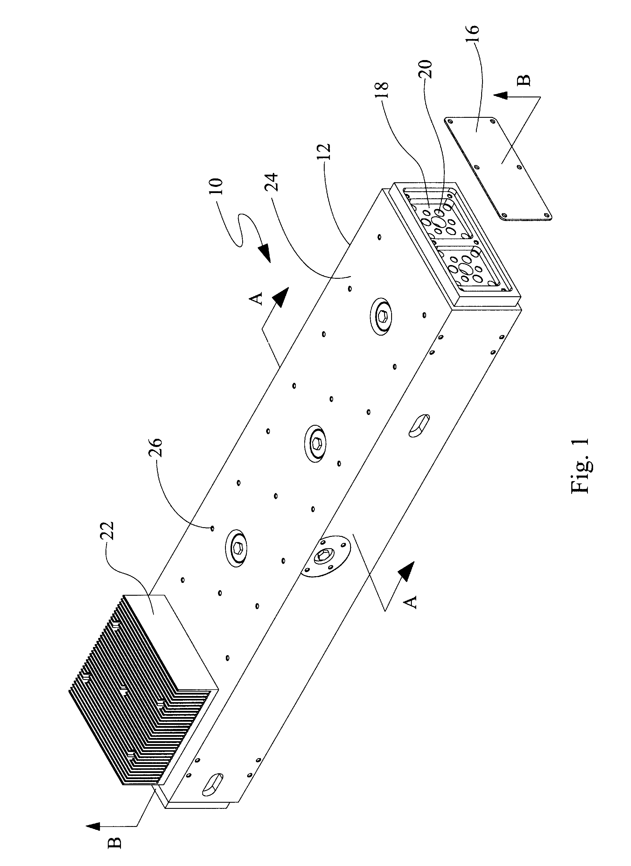 Waveguided laser channels for a gas laser