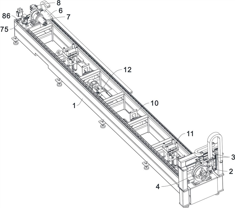 A laser pipe cutting machine