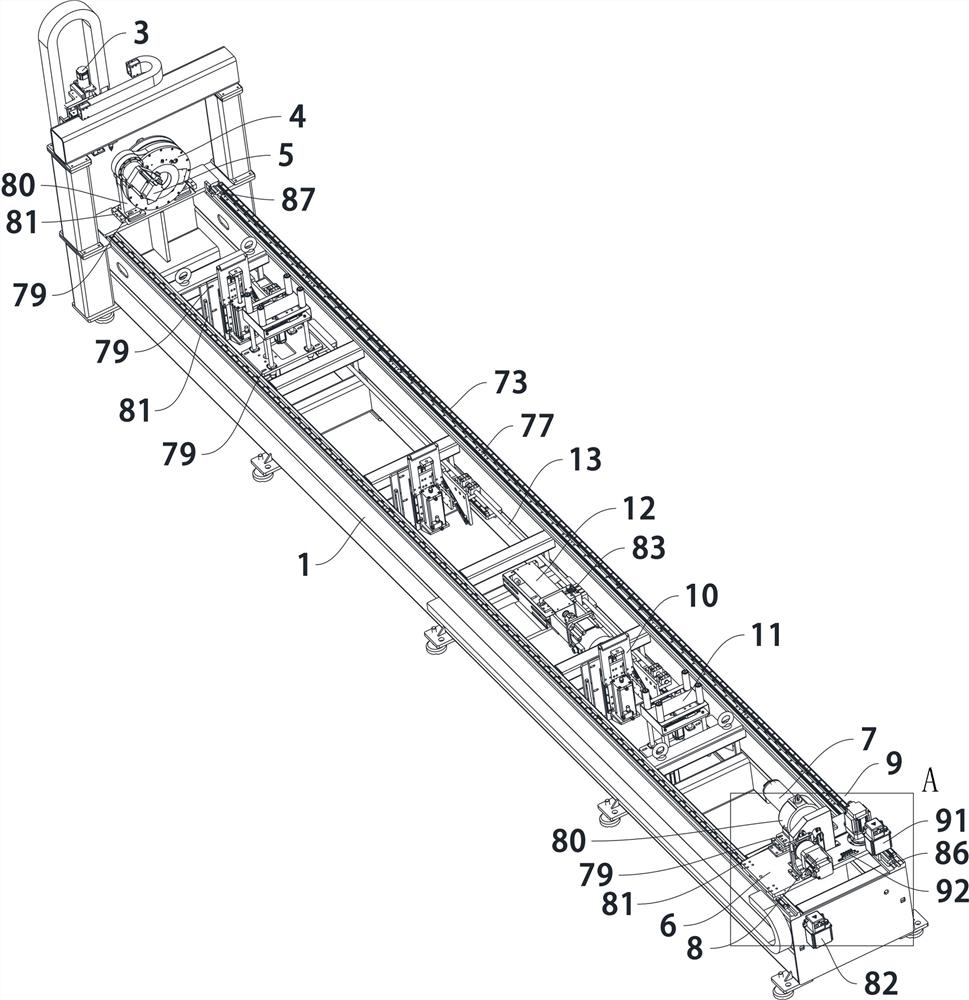 A laser pipe cutting machine