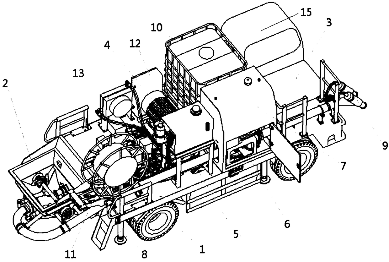 Wet shotcreting machine