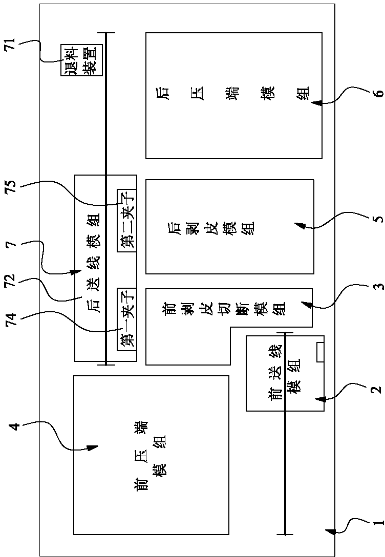 Multifunctional full automatic wire ranging terminal pressing machine