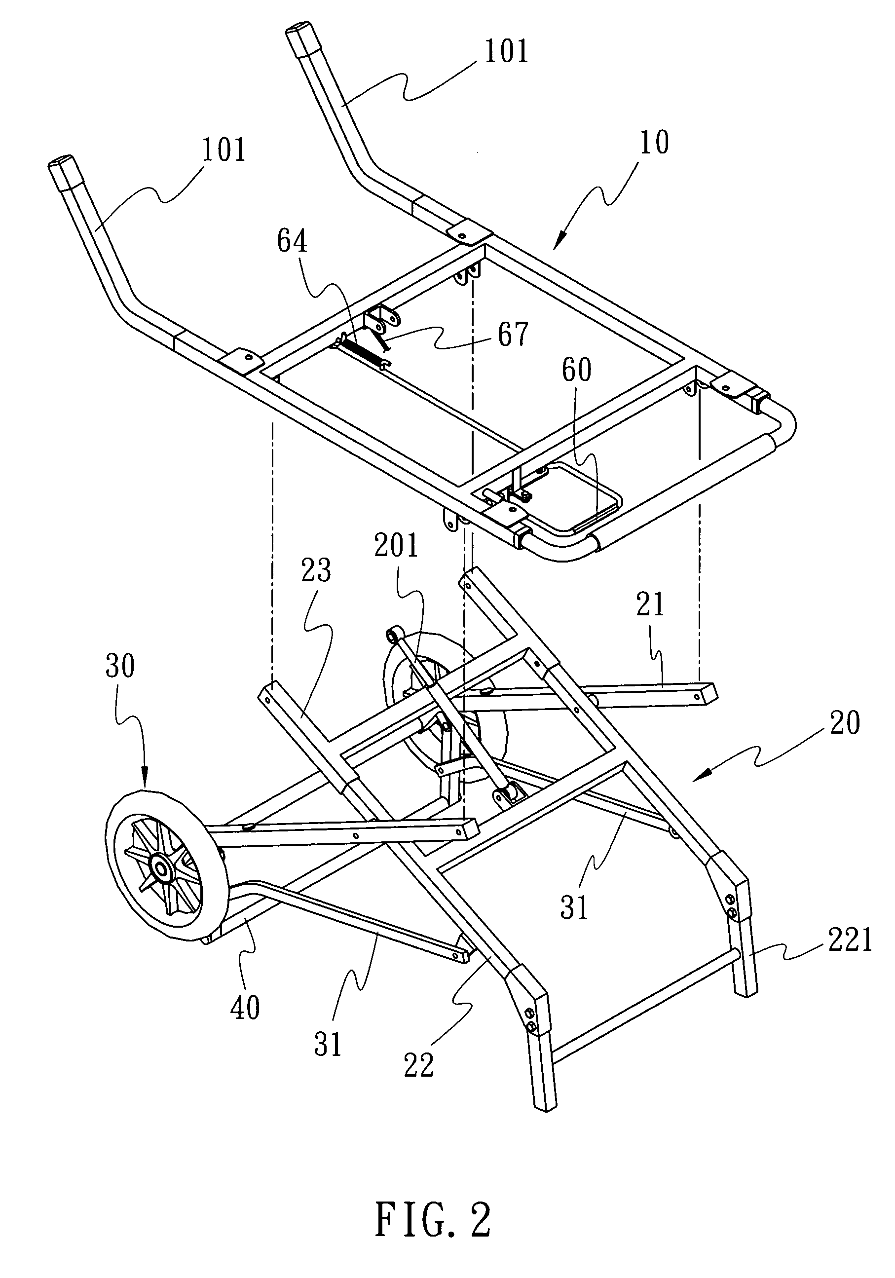 Table saw cart