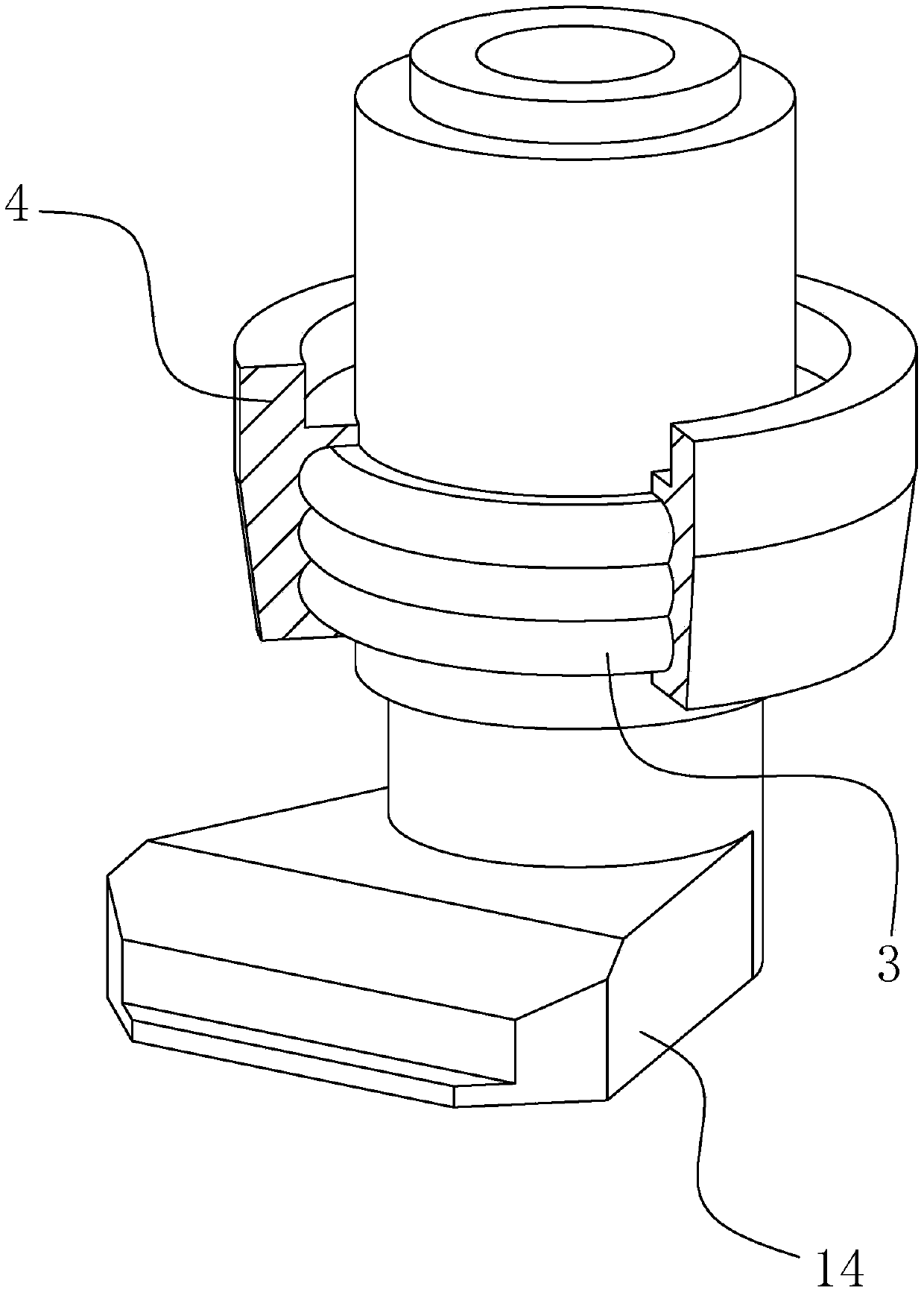 Manufacturing method of double-injection-molded battery terminal for battery