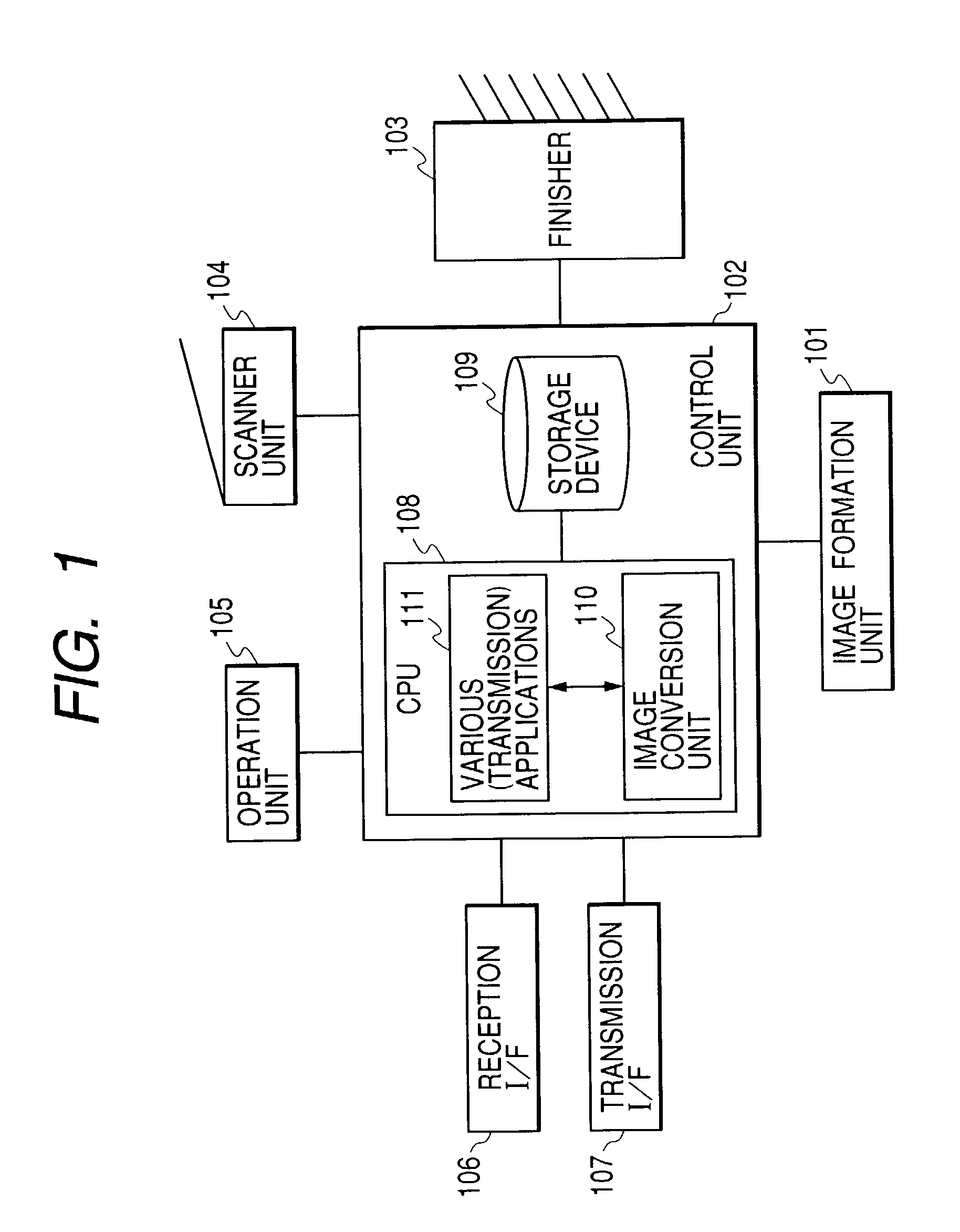 Image communication and processing with common performance of processing of a file preparatory to further processing by different applications