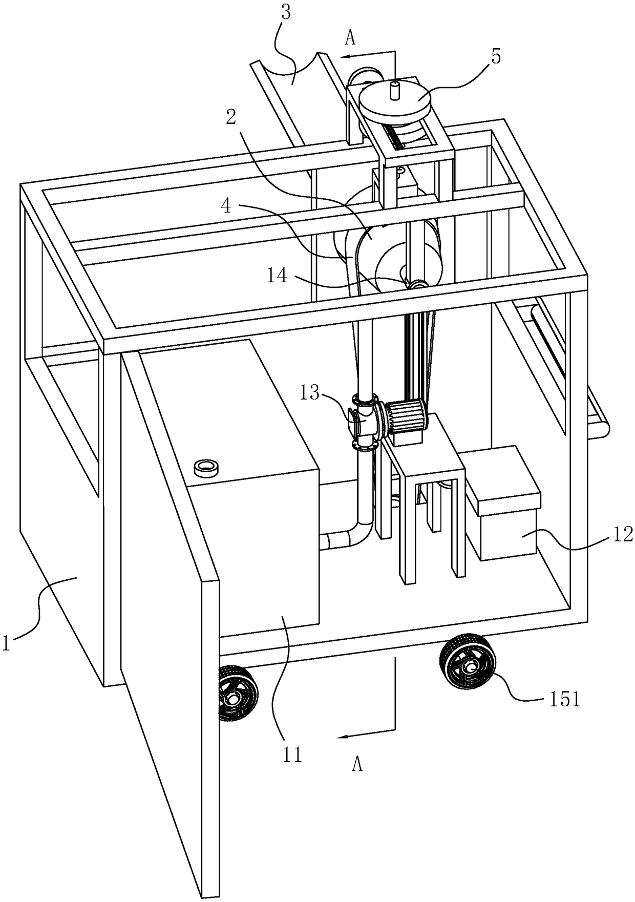 Municipal garden irrigation equipment