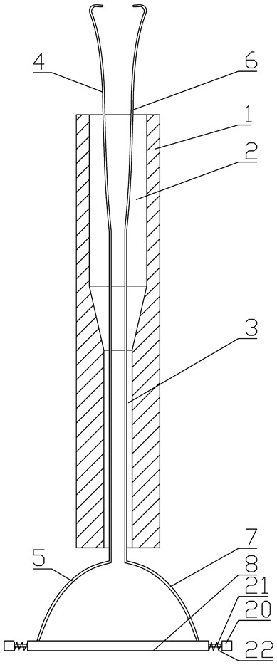 Easy-to-operate cable tag hanger